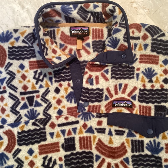 Patagonia Synchilla Protected Peaks Multi Big Size Small (Men's) - Picture 4 of 5